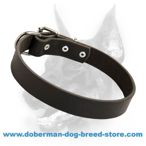 Get Best Dog Training Collars: Extra Strong Doberman Leather Collar