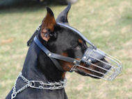 Basket Wire Dog Muzzle Light For Doberman  Basket Wire Dog Muzzle Light For Doberman