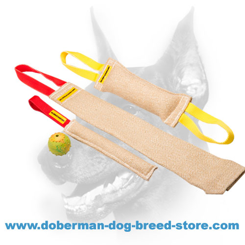 Strong Dog Bite Tug Jute Pet Chew Bite Toys Dogs Training 2